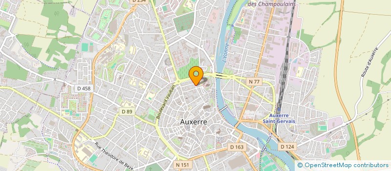 localisation de l'entreprise JEUNESSE KABYLZ THEMZE IMAZIGHEN à AUXERRE