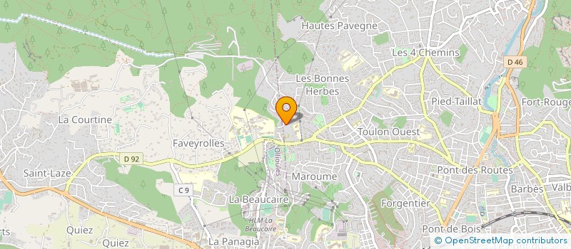 localisation de l'entreprise JEUNESSE LOGIS 83  TOULON