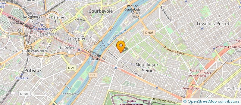 localisation de l'entreprise JEUNESSE LOUBAVITCH DE NEUILLY à NEUILLY SUR SEINE