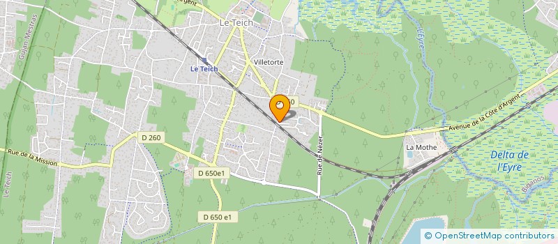 localisation de l'entreprise JEUNESSE MARITIME GIRONDINE  LE TEICH