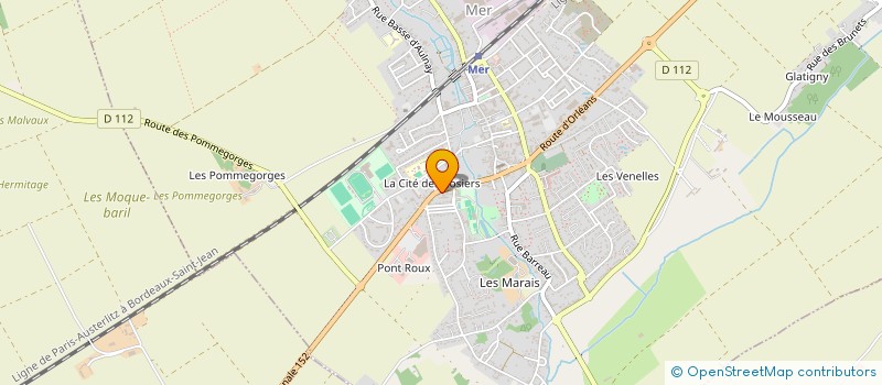 localisation de l'entreprise JEUNESSE MEROISE  MER