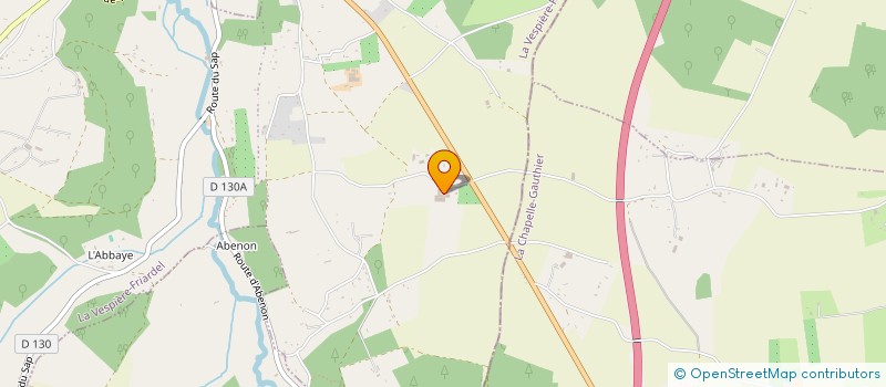 localisation de l'entreprise JEUNESSE ORBECQUOISE VESPEROISE GYMNASTIQUE à LA VESPIERE-FRIARDEL