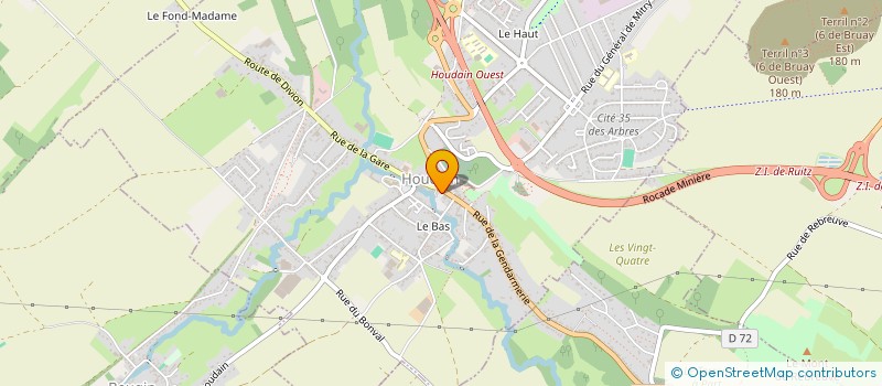 localisation de l'entreprise JEUNESSE OUVRIERE CATHOLIQUE à HOUDAIN
