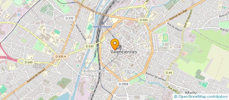 localisation de l'entreprise JEUNESSE OUVRIERE CHRETIENNE  VALENCIENNES