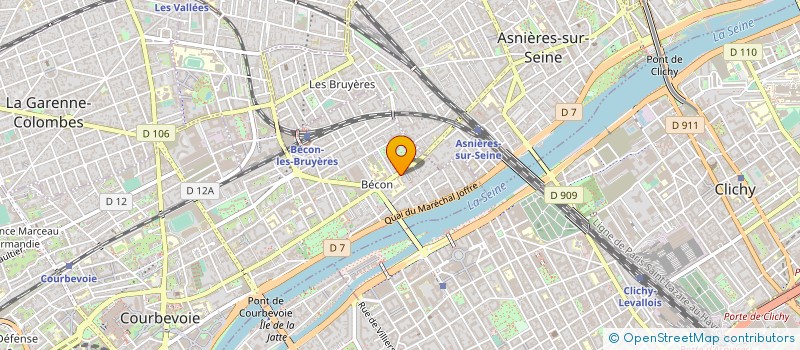 localisation de l'entreprise JEUNESSE OUVRIERE CHRETIENNE à COURBEVOIE