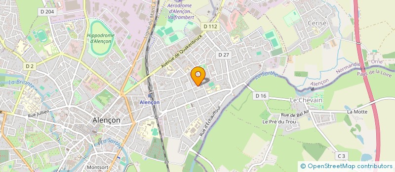 localisation de l'entreprise JEUNESSE OUVRIERE CHRETIENNE DE L ORNE à ALENCON