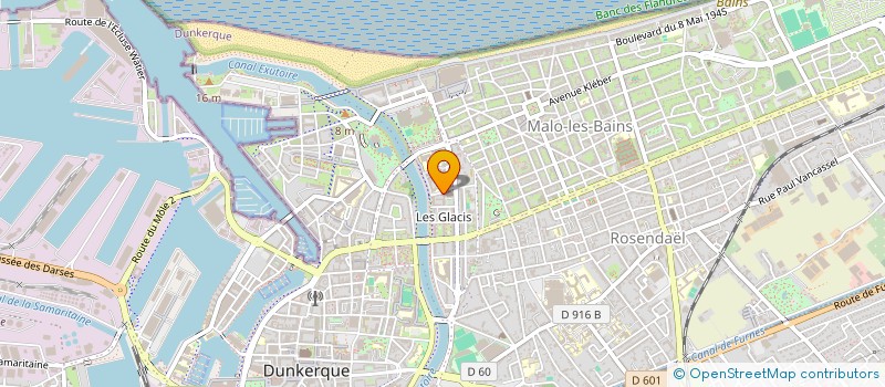 localisation de l'entreprise JEUNESSE OUVRIERE CHRETIENNE FEMININE à DUNKERQUE