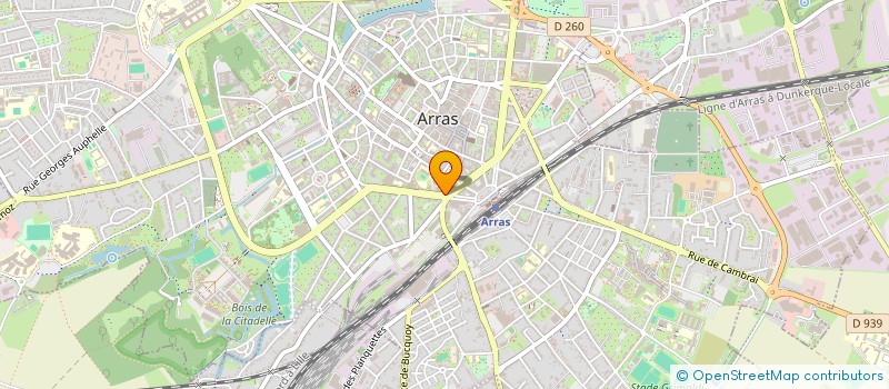 localisation de l'entreprise JEUNESSE RURALE DE L ARTOIS à ARRAS