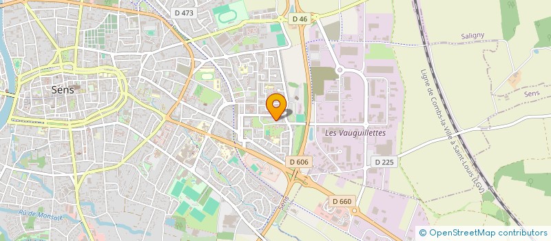 localisation de l'entreprise JEUNESSE SENONAISE à SENS