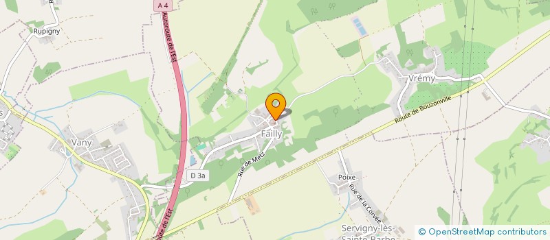 localisation de l'entreprise JEUNESSE SPORTIVE  FAILLY