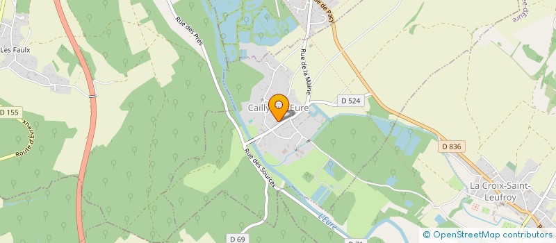 localisation de l'entreprise JEUNESSE SPORTIVE  CLEF VALLEE D'EURE