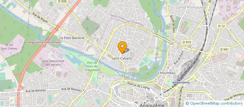 localisation de l'entreprise JEUNESSE SPORTIVE ANGOUL SECT GYMNASTIQU à ANGOULEME