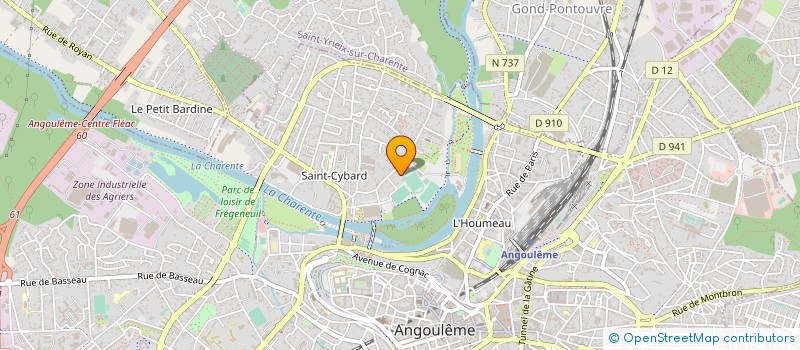 localisation de l'entreprise JEUNESSE SPORTIVE ANGOULEME ATHLETISME à ANGOULEME