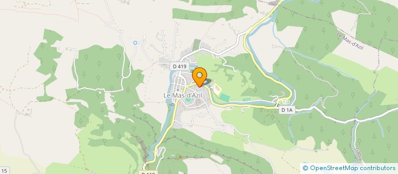 localisation de l'entreprise JEUNESSE SPORTIVE AZILIENNE-COLLEGE à LE MAS-D'AZIL