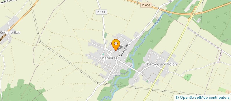 localisation de l'entreprise JEUNESSE SPORTIVE CHAMBERIOTE  CHAMVRES