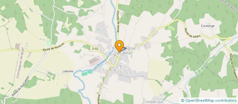 localisation de l'entreprise JEUNESSE SPORTIVE CHAPELLOISE  LA CHAPELLE-FAUCHER