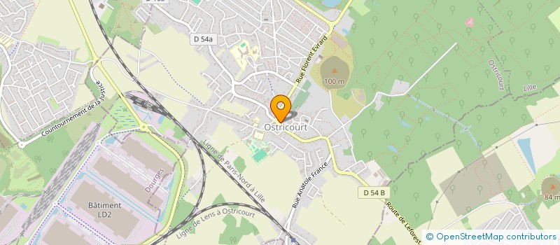 localisation de l'entreprise JEUNESSE SPORTIVE CLUB OSTRICOURTOIS  OSTRICOURT