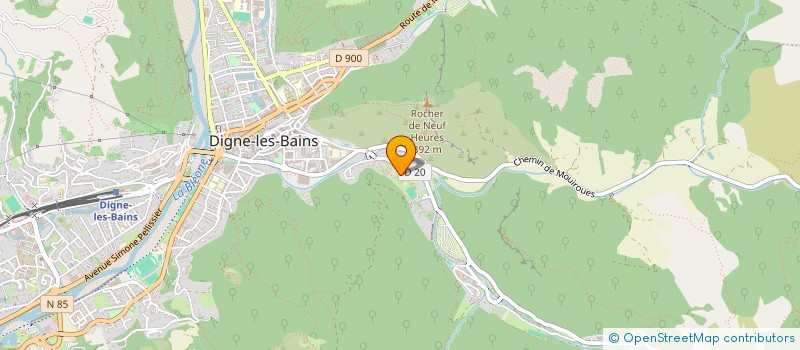 localisation de l'entreprise JEUNESSE SPORTIVE CULTURELLE THERMES à DIGNE-LES-BAINS
