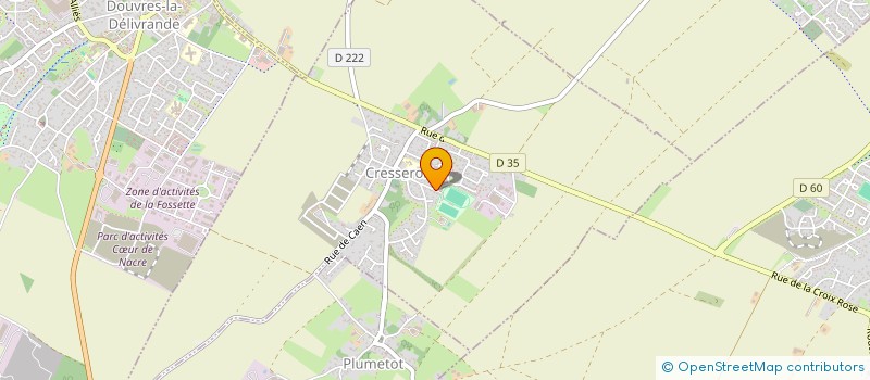 localisation de l'entreprise JEUNESSE SPORTIVE DE DOUVRES  DOUVRES-LA-DELIVRANDE