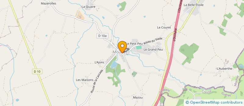 localisation de l'entreprise JEUNESSE SPORTIVE DE MOUHET à MOUHET