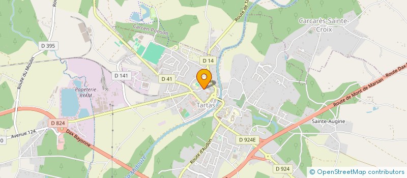 localisation de l'entreprise JEUNESSE SPORTIVE DU PAYS TARUSATE FOOTBALL à TARTAS