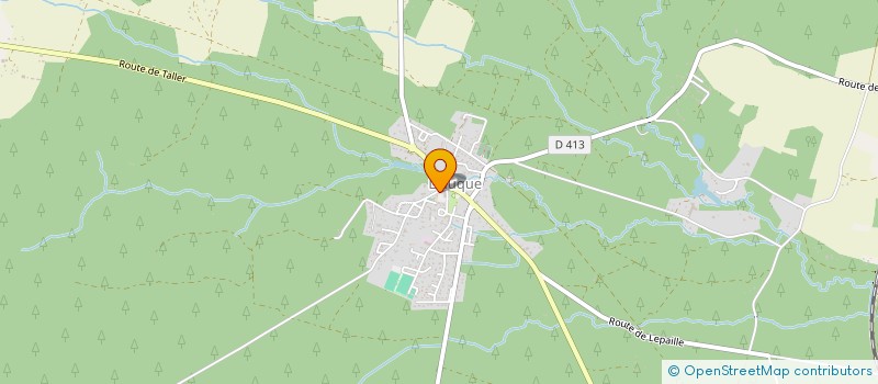 localisation de l'entreprise JEUNESSE SPORTIVE LALUQUE-RION FOOTBALL CLUB  LALUQUE