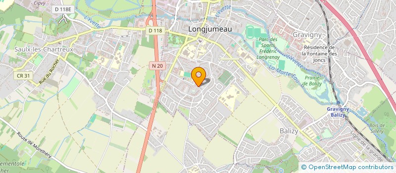 localisation de l'entreprise JEUNESSE SPORTIVE LONGJUMELLOISE à LONGJUMEAU