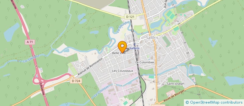 localisation de l'entreprise JEUNESSE SPORTIVE SALBRISIENNE à SALBRIS