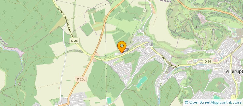 localisation de l'entreprise JEUNESSE SPORTIVE THILLOISE  THIL