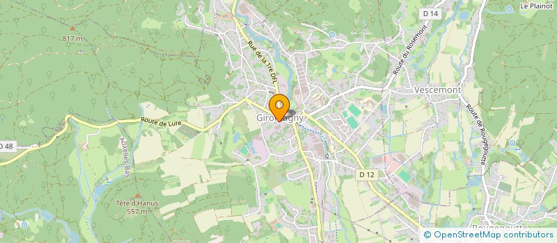 localisation de l'entreprise JEUNESSE SPORTIVE VESCEMONTOISE à VESCEMONT
