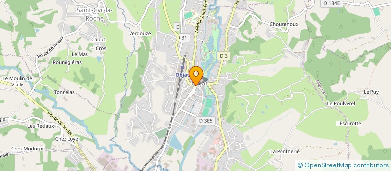 localisation de l'entreprise JEUNESSE SPORTIVE VEZERE ARDOISE  VOUTEZAC