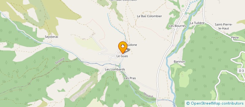 localisation de l'entreprise JEUNESSE SPORTS ET CULTURE A THOARD  THOARD