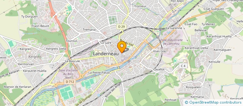 localisation de l'entreprise JEUNESSES MUSICALES DE FRANCE à LANDERNEAU