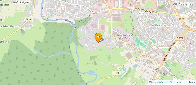 localisation de l'entreprise JEUNESSES MUSICALES DE FRANCE DE LAVAL - LA MAYENNE  SAINT-BERTHEVIN