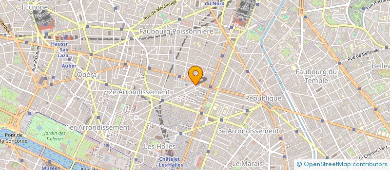 localisation de l'entreprise JEUNETEX  PARIS