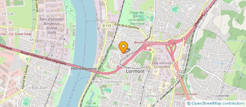 localisation de l'entreprise JEUNS2K-RIET à LORMONT