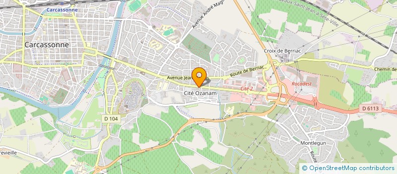 localisation de l'entreprise JEUTOPIE à CARCASSONNE
