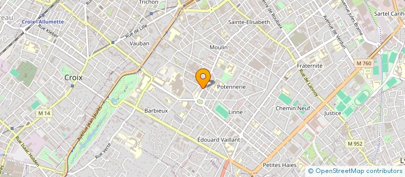 localisation de l'entreprise JEUX D'ADRESSE IMMOBILIERE  ROUBAIX