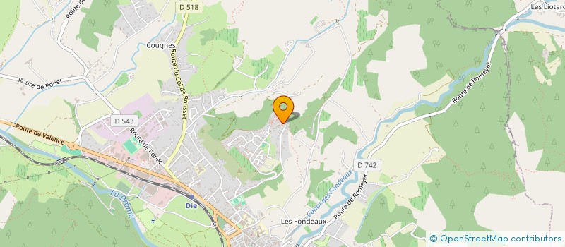 localisation de l'entreprise JEUX D AILES DISTRIBUTION à DIE