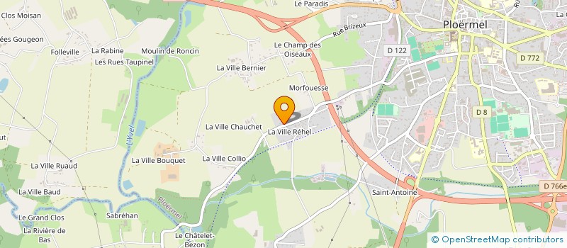 localisation de l'entreprise JEUX DE MAINS... GRAPH'MALIN  PLOERMEL