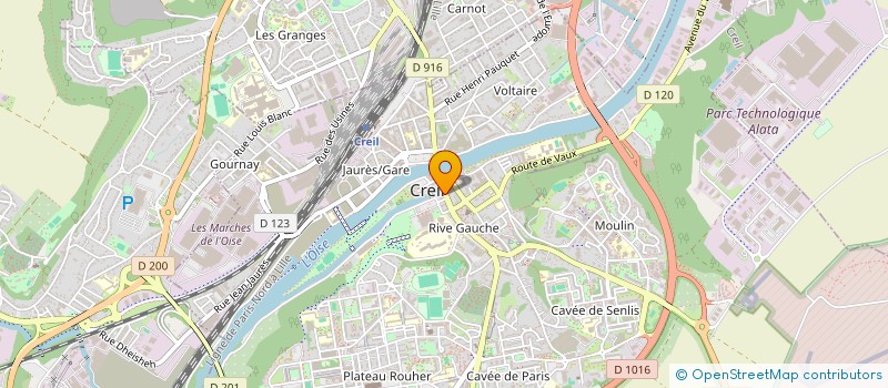 localisation de l'entreprise JEUX DE PLATEAU.FR à CREIL