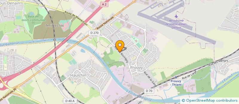 localisation de l'entreprise JEUX DE PLEIN AIR LECLERE FRERES à PROUVY