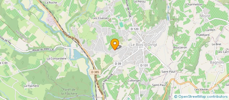 localisation de l'entreprise JEUX EN VO  VAL D'OINGT