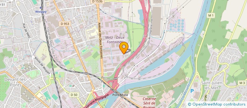 localisation de l'entreprise JEUX ET JOUETS DE L EST à METZ