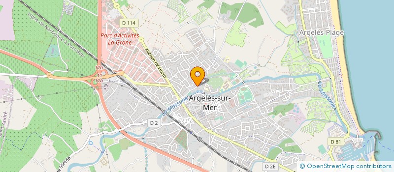 localisation de l'entreprise JEUX ET LOISIRS à ARGELES-SUR-MER