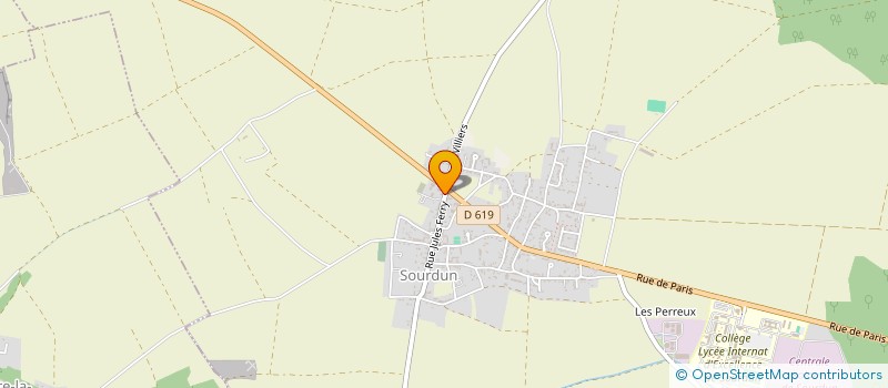 localisation de l'entreprise JEUX ET SPORTS SCOLAIRES-SOURDUN  SOURDUN