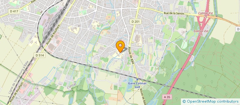 localisation de l'entreprise JEUX JOUE  COLMAR