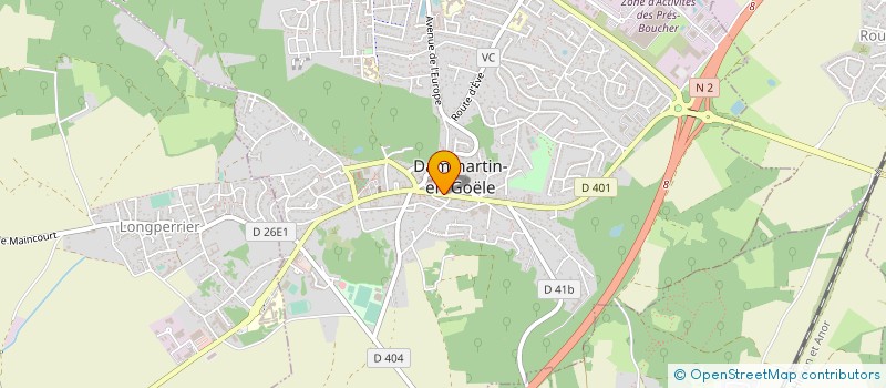 localisation de l'entreprise JEUX LASER VIDEO  DAMMARTIN-EN-GOELE