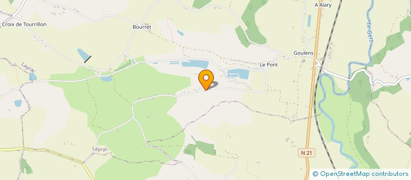 localisation de l'entreprise JEUX M'EVEILLE 47  LAYRAC