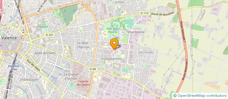 localisation de l'entreprise JEUX MATICS à VALENCE